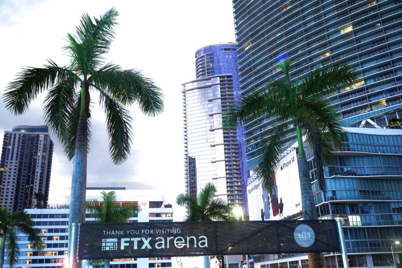 Signage for the FTX Arena, where the Miami Heat basketball team plays, is
visible Saturday, Nov. 12, 2022, in Miami. Sam Bankman-Fried received numerous
plaudits as he rapidly achieved superstar status as the head of cryptocurrency
exchange FTX: the savior of crypto, the newest force in Democratic politics and
potentially the world’s first trillionaire. Now the comments about the
30-year-old aren’t so kind after FTX filed for bankruptcy protection Friday,
Nov. 11 leaving his investors and customers feeling duped and many others in the... Signage for the FTX Arena, where the Miami Heat basketball team plays, is
visible Saturday, Nov. 12, 2022, in Miami. Sam Bankman-Fried received numerous
plaudits as he rapidly achieved superstar status as the head of cryptocurrency
exchange FTX: the savior of crypto, the newest force in Democratic politics and
potentially the world’s first trillionaire. Now the comments about the
30-year-old aren’t so kind after FTX filed for bankruptcy protection Friday,
Nov. 11 leaving his investors and customers feeling duped and many others in the...